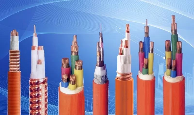 Em quais cenários os cabos flexíveis resistentes ao fogo com isolamento mineral são adequados?