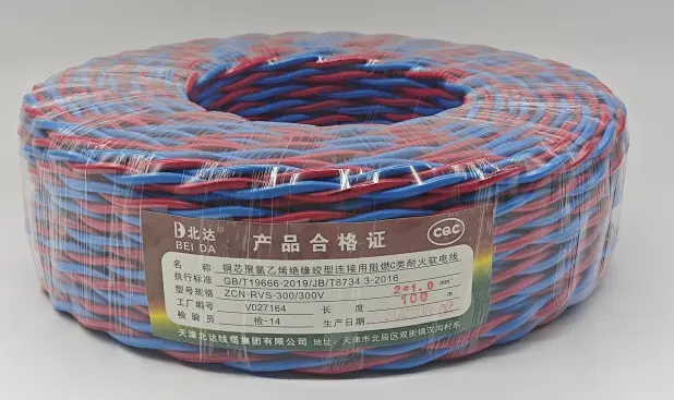 Rvs Pvc Insulated Twisted Flexible Wires
